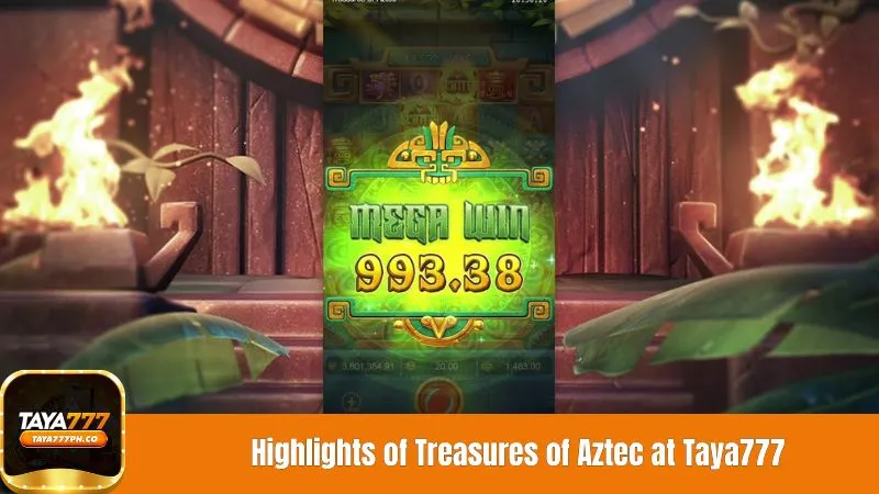 Highlights of Treasures of Aztec at Taya777