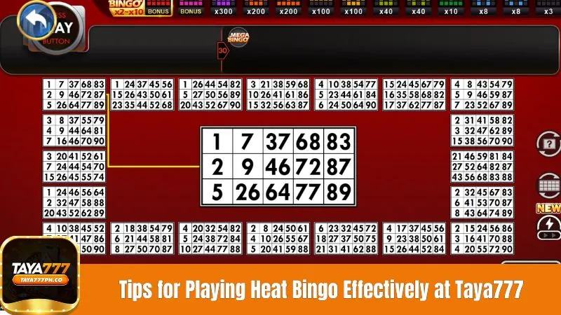 Tips for Playing Heat Bingo Effectively at Taya777