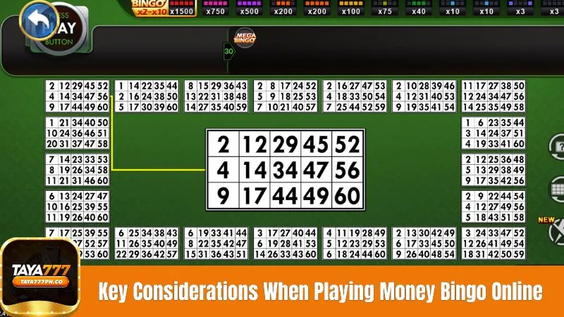 Key Considerations When Playing Money Bingo Online