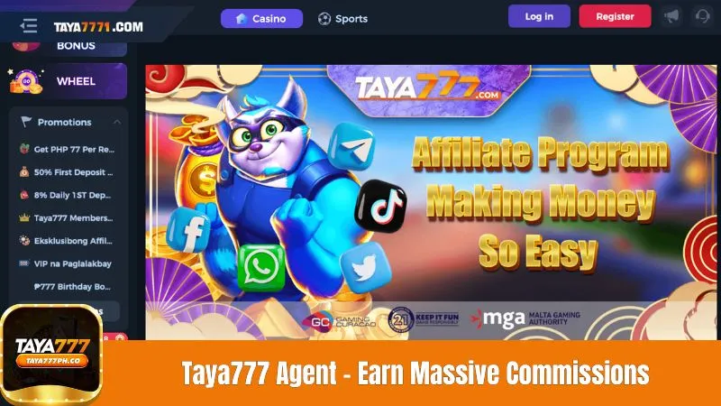 Taya777 Agent - Earn Massive Commissions