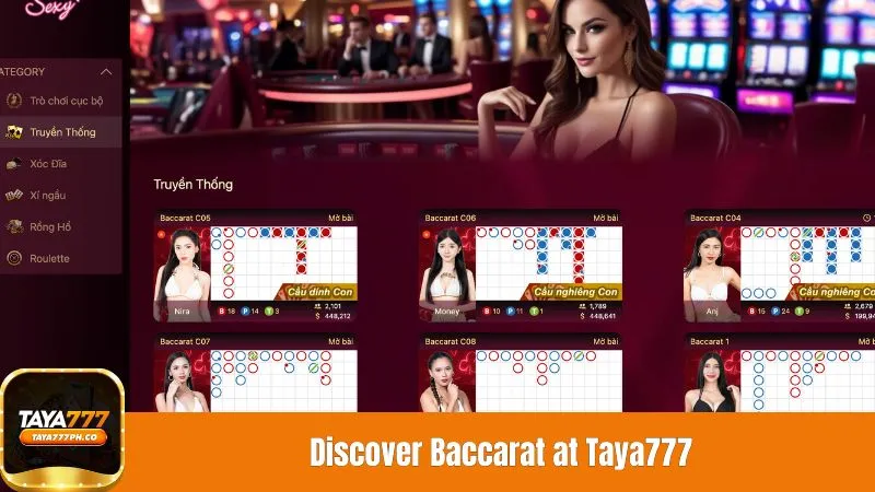 Discover Baccarat at Taya777